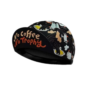 Gapette "No Coffee, No Troffy" noire avec symboles